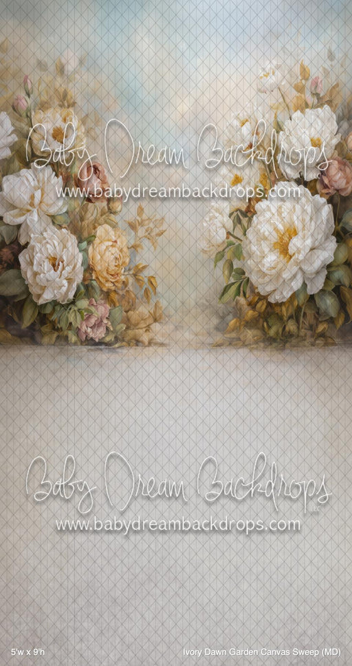 Ivory Dawn Garden Canvas Sweep (MD)