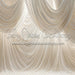 Ivory Silk Draped Fabric (WM)