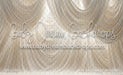Ivory Silk Draped Fabric (WM)