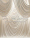 Ivory Silk Draped Fabric (WM)