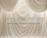 Ivory Silk Draped Fabric (WM)