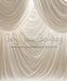 Ivory Silk Draped Fabric (WM)