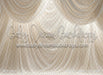 Ivory Silk Draped Fabric (WM)