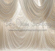 Ivory Silk Draped Fabric (WM)