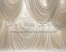 Ivory Silk Draped Fabric (WM)