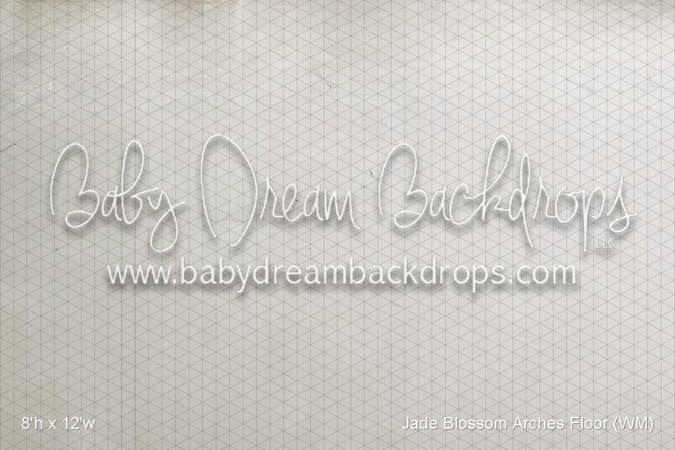 Jade Blossom Arches Fabric Floor (WM)