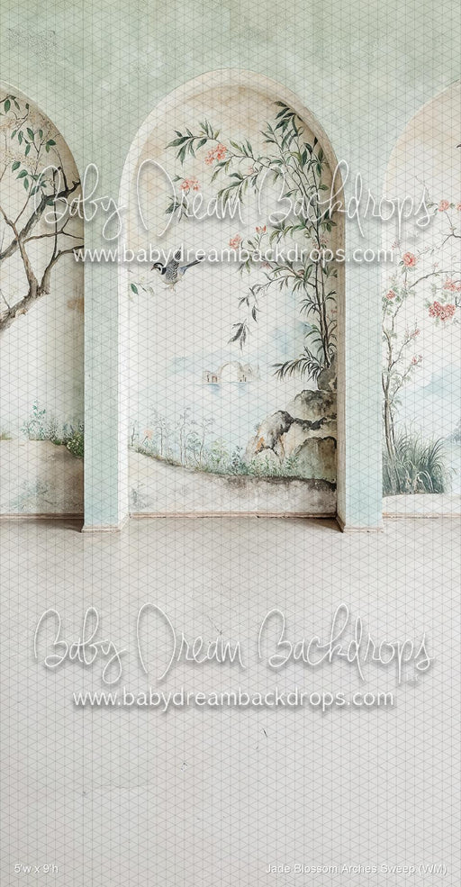 Jade Blossom Arches Sweep (WM)