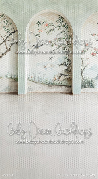 Jade Blossom Arches Sweep (WM)