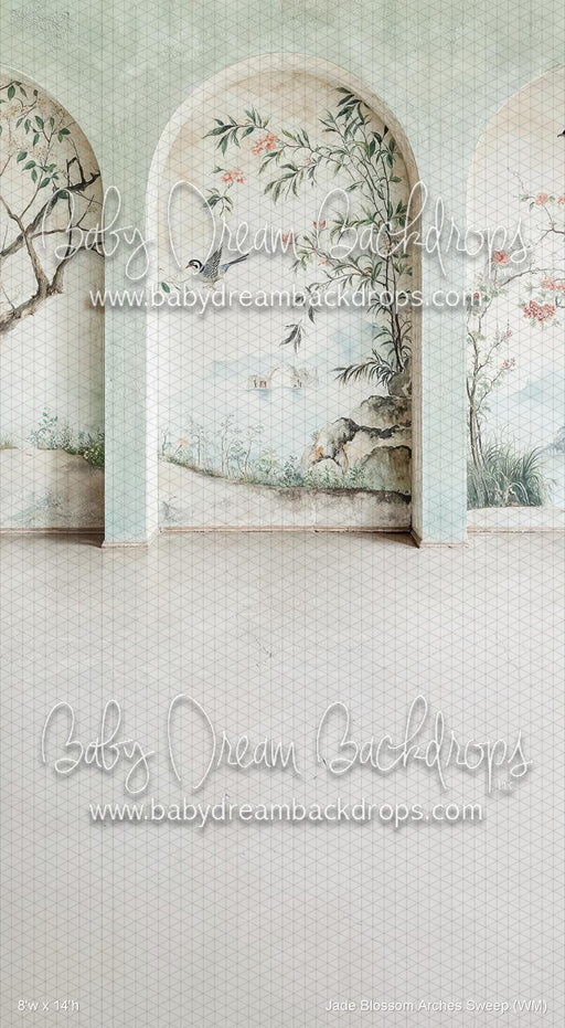 Jade Blossom Arches Sweep (WM)