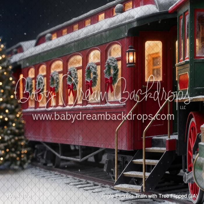 Jingle Express Train with Tree Flipped (JA)