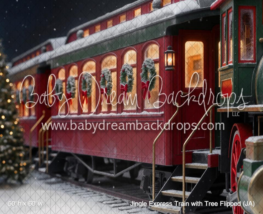 Jingle Express Train with Tree Flipped (JA)