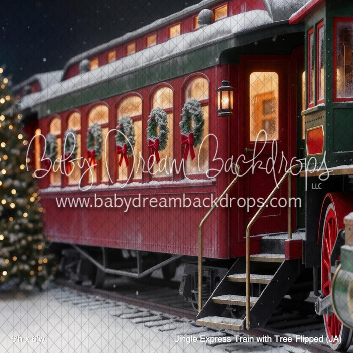 Jingle Express Train with Tree Flipped (JA)