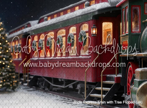 Jingle Express Train with Tree Flipped (JA)