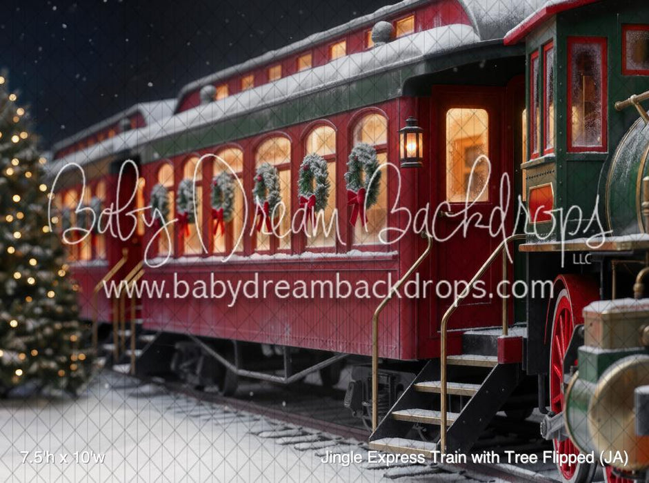 Jingle Express Train with Tree Flipped (JA)