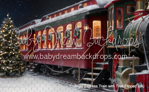 Jingle Express Train with Tree Flipped (JA)