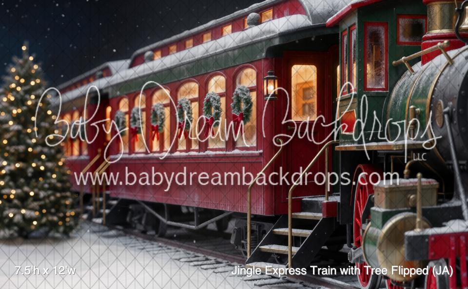 Jingle Express Train with Tree Flipped (JA)