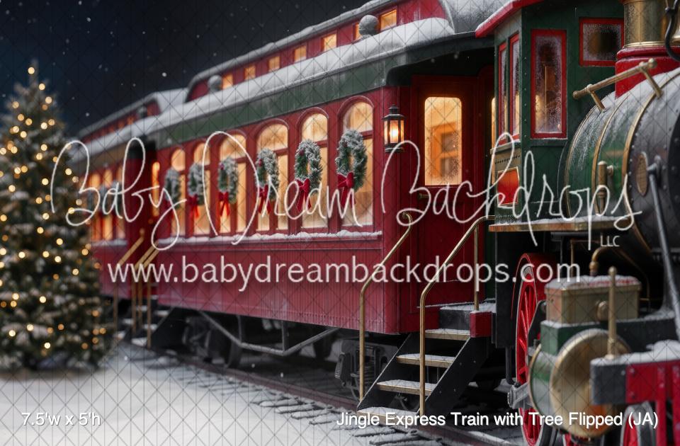 Jingle Express Train with Tree Flipped (JA)