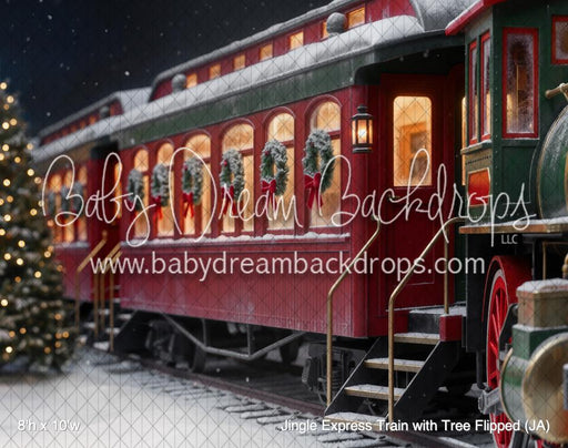 Jingle Express Train with Tree Flipped (JA)