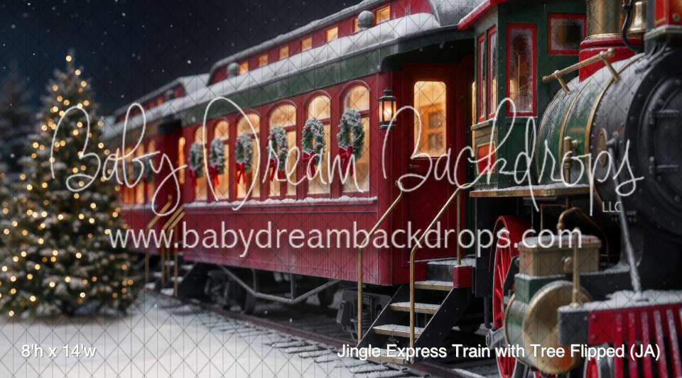 Jingle Express Train with Tree Flipped (JA)