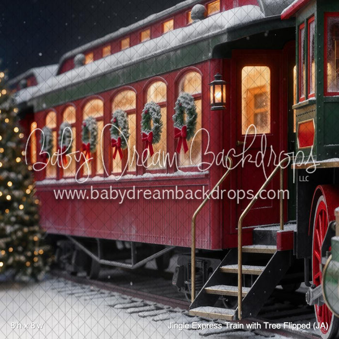 Jingle Express Train with Tree Flipped (JA)