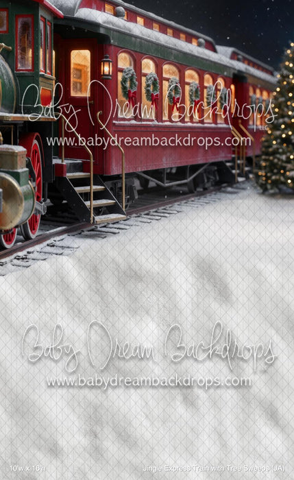 Jingle Express Train with Tree Sweeps (JA)