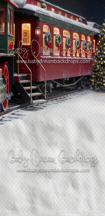 Jingle Express Train with Tree Sweeps (JA)