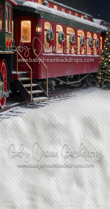 Jingle Express Train with Tree Sweeps (JA)