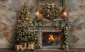 Jolly Old Loft Fireplace Tree (JA)
