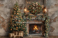 Jolly Old Loft Fireplace Tree (JA)