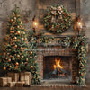 Jolly Old Loft Fireplace Tree (JA)