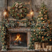 Jolly Old Loft Fireplace Tree Flipped (JA)