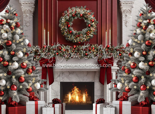 Jolly Red Holiday Living Room (JA)