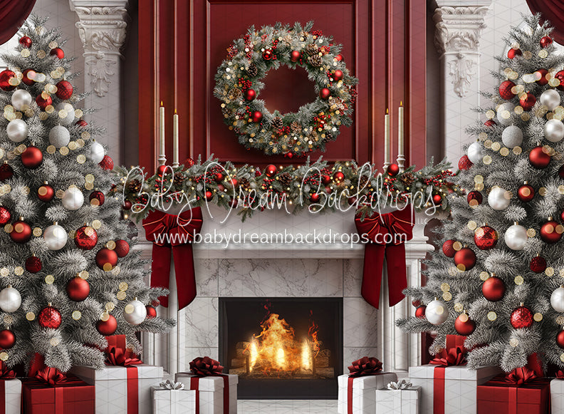 Jolly Red Holiday Living Room (JA)