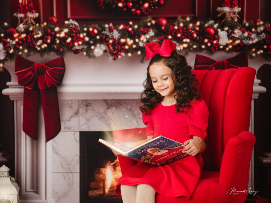 Jolly Red Holiday Living Room (JA)