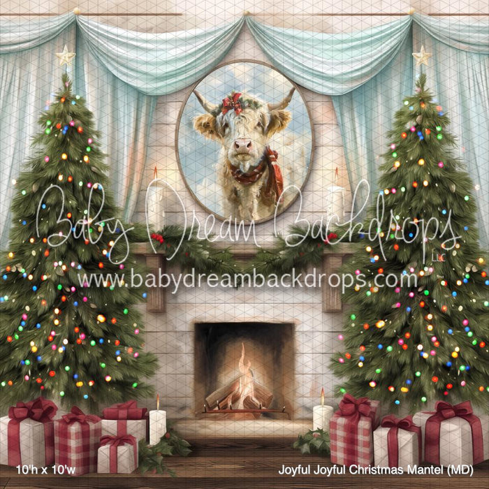 Joyful Joyful Christmas Mantel (MD)