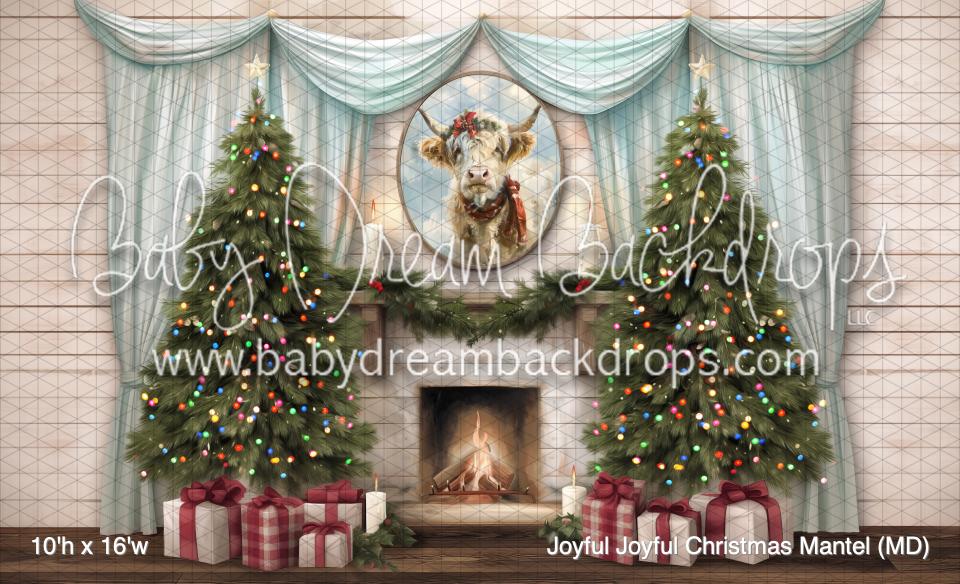 Joyful Joyful Christmas Mantel (MD)