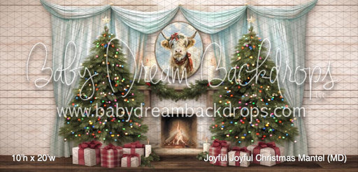 Joyful Joyful Christmas Mantel (MD)