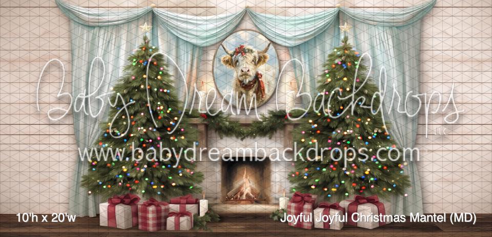 Joyful Joyful Christmas Mantel (MD)