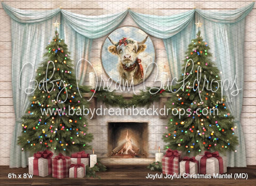 Joyful Joyful Christmas Mantel (MD)