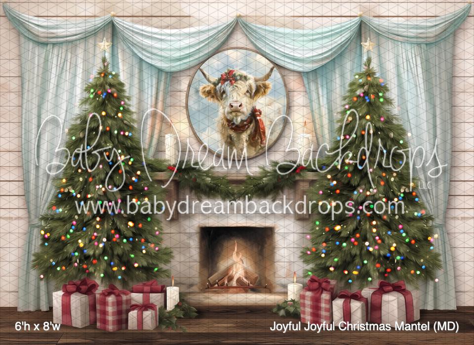 Joyful Joyful Christmas Mantel (MD)