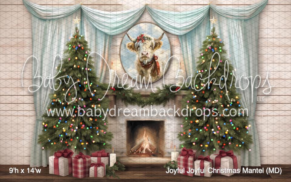 Joyful Joyful Christmas Mantel (MD)