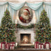 Joyful Joyful Christmas Mantel with Santa (MD)