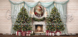 Joyful Joyful Christmas Mantel with Santa (MD)