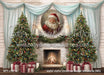 Joyful Joyful Christmas Mantel with Santa (MD)