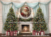 Joyful Joyful Christmas Mantel with Santa (MD)