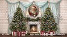 Joyful Joyful Christmas Mantel with Santa (MD)