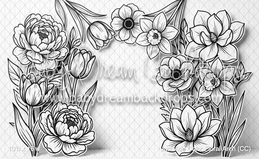 Just Add Color Floral Arch (CC)