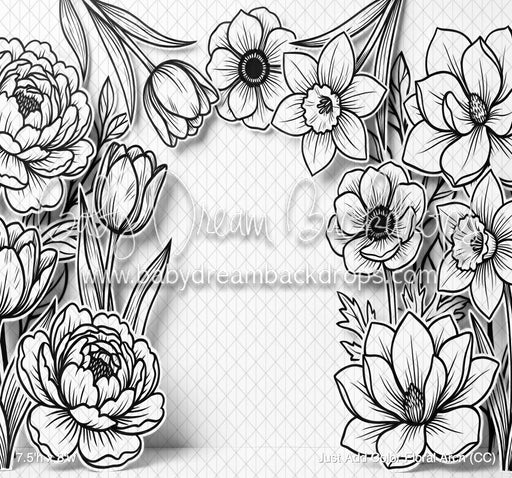 Just Add Color Floral Arch (CC)