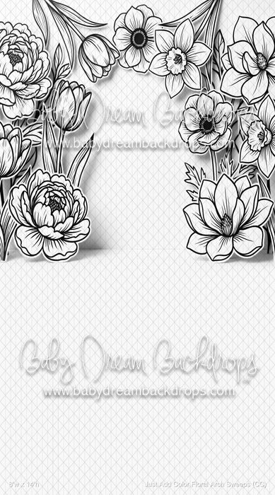 Just Add Color Floral Arch Sweeps (CC)