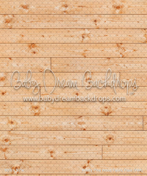 Knotty Pine Wood Fabric Floor (WM)